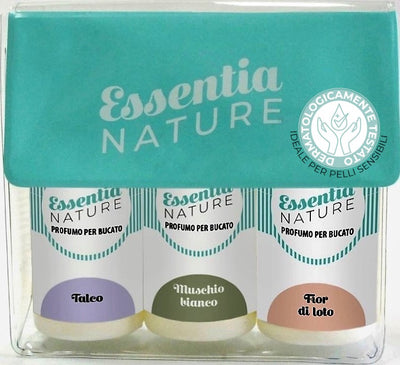 Essentia Gift Bag containing 3 bottles of 50 ml Fragrances: White Musk - Talc - Lotus Flower
