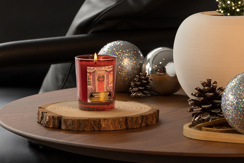 Candela Natale Il Villaggio Profumato - Ice Cinnamon & Apple Pie