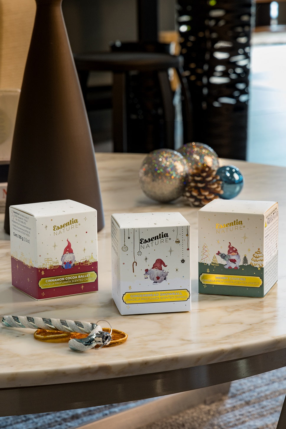 Candela Profumata Gli Elfi di Essentia - Cinnamon Cocoa Ballet