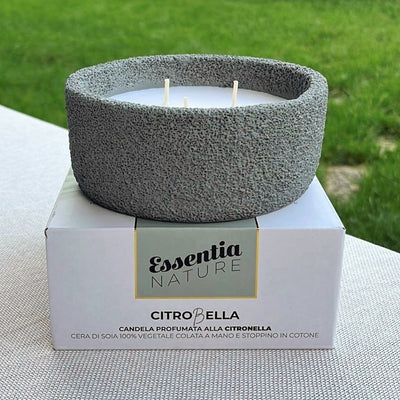 Gray Citronella 200g - Citronella scented candle