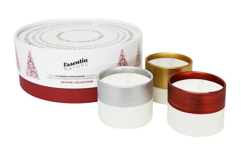Christmas Scented Candles - Le Ceramiche Festive Collection