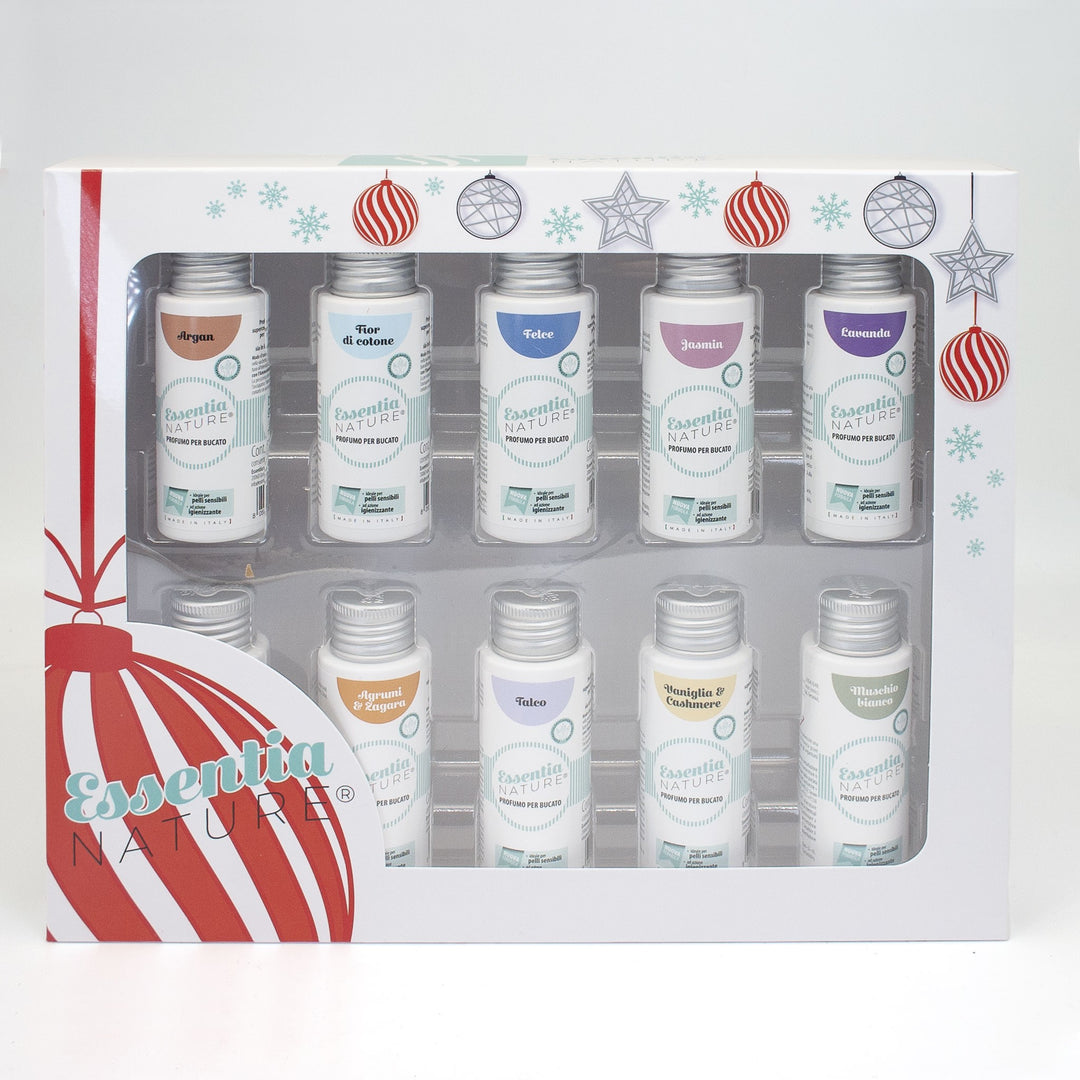 Profumo per Bucato - Gift Box con 10 fragranze - Flaconi da 50 ml