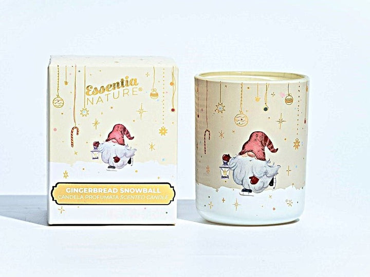 Candela Profumata Gli Elfi di Essentia - Gingerbread Snowball