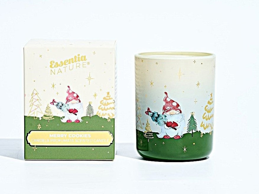 Candela Profumata Gli Elfi di Essentia - Merry Cookies