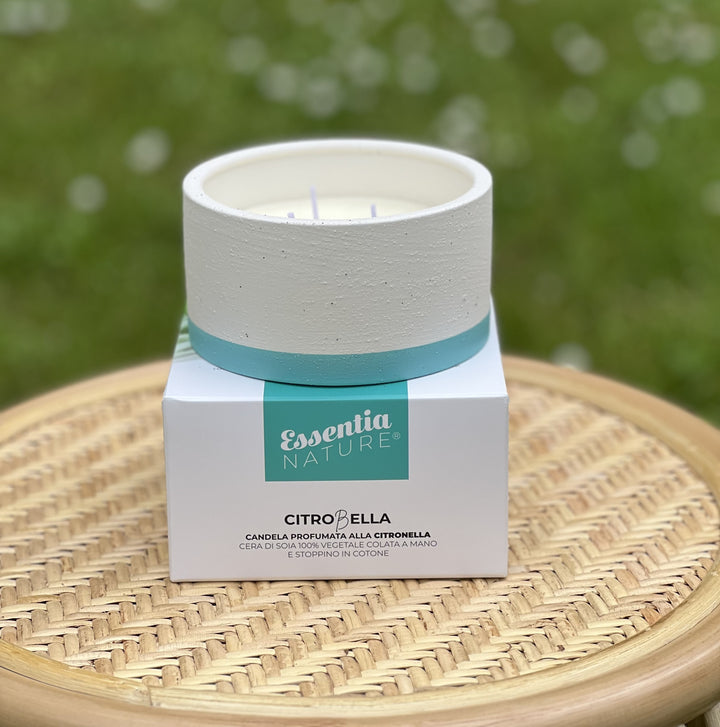 Candela_citronella_antizanzare_profumata_colore_verdeacqua