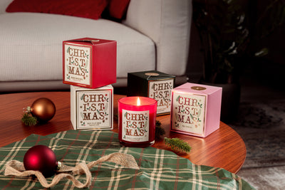 Christmas Magic Scented Candle - Pink
