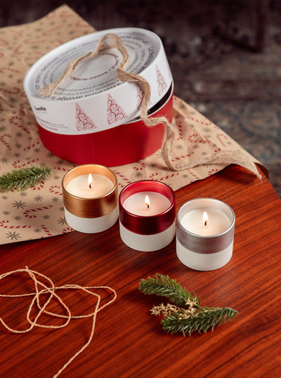 Christmas Scented Candles - Le Ceramiche Festive Collection