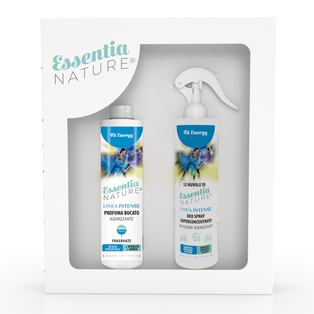 Gift Box Nuvole Spray Igienizzante profumato + Profumo Bucato 250 ml - Fit Energy