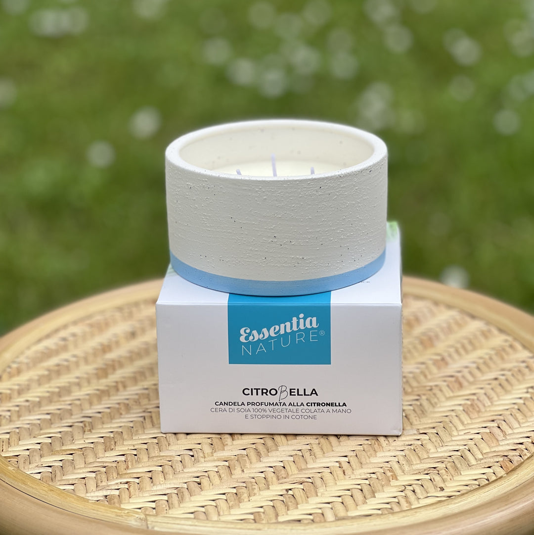 Citronella Azzurra 265g - Candela profumata alla Citronella