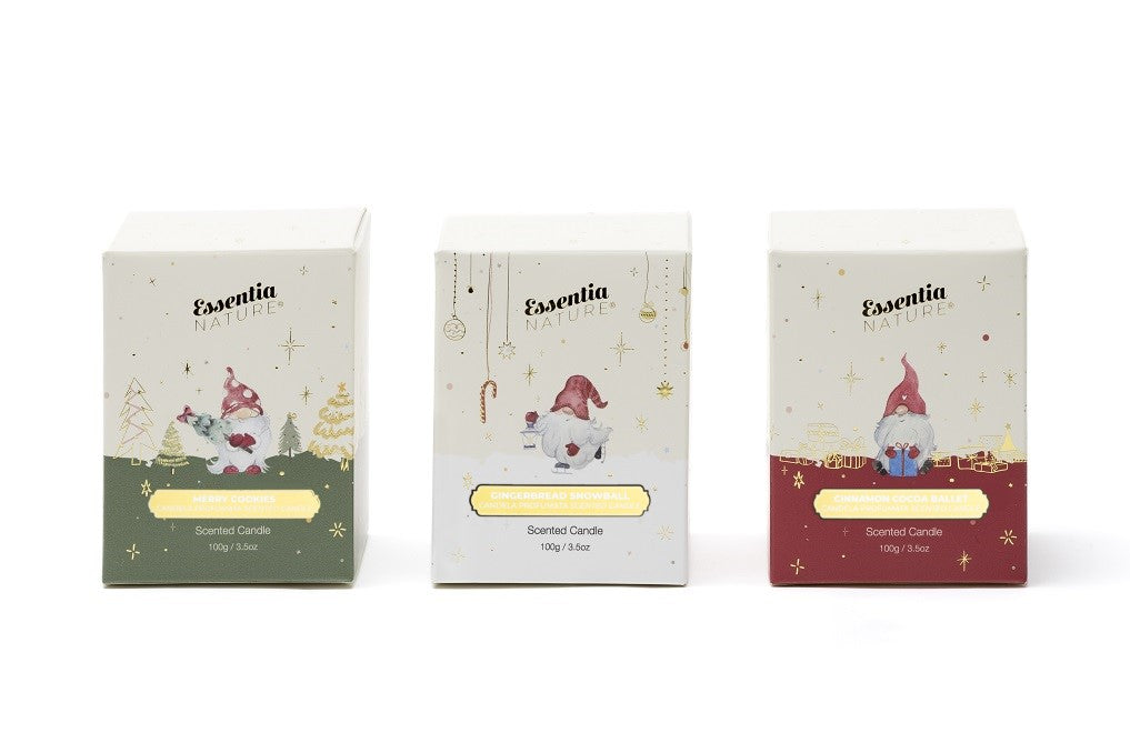Essentia's Elves Scented Candle - Cinnamon Cocoa Ballet