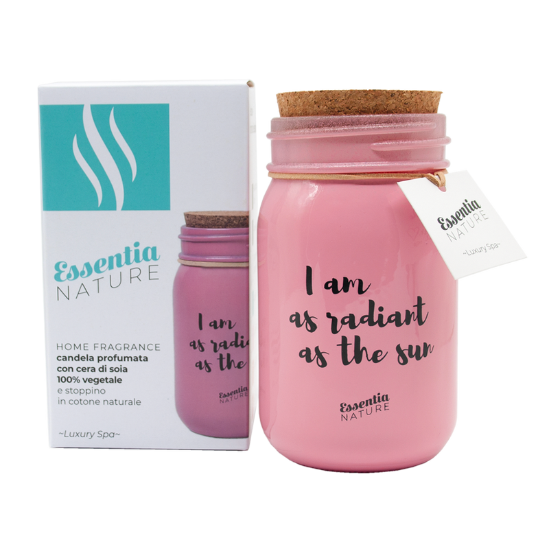 PINK Scented Jar Candle - Luxury SPA