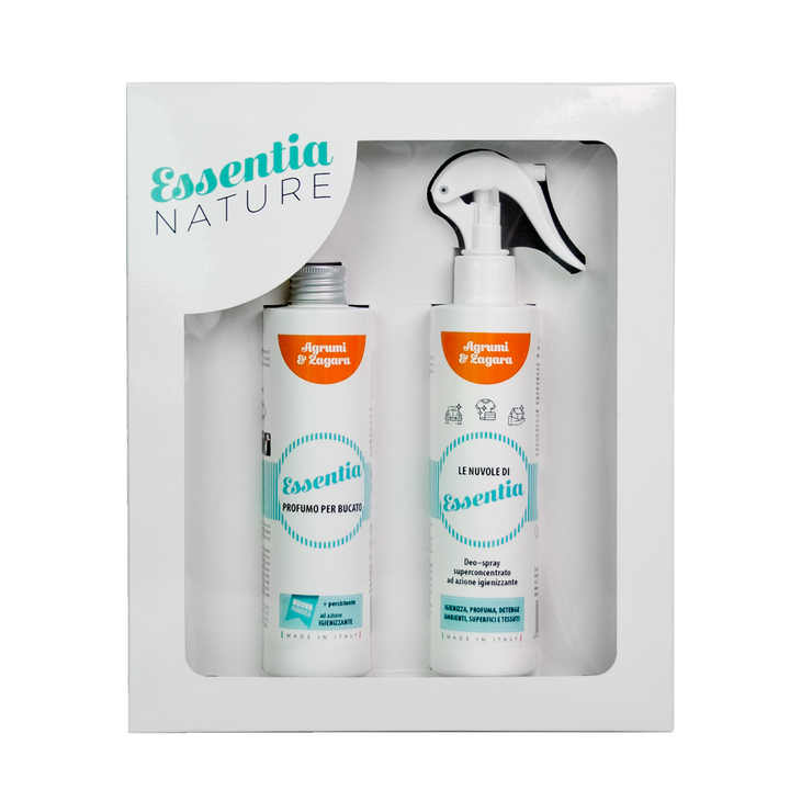 Gift Box Nuvole + Profumo Bucato 250 ml - Agrumi & Zagara